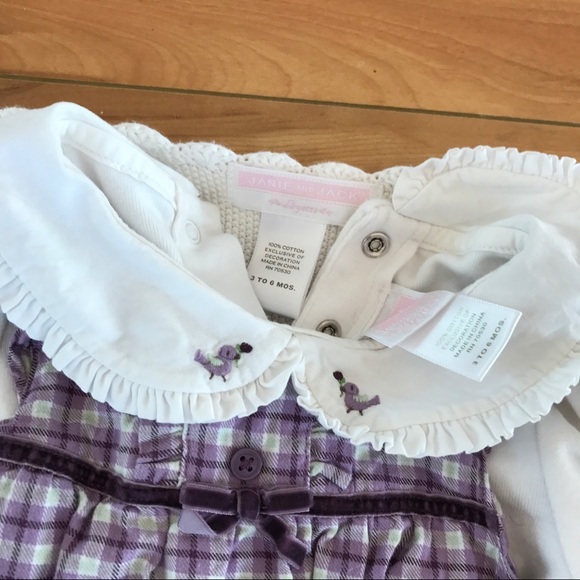 Janie and Jack 3-6mo Dress with Cardigan - Picture 4 of 4